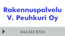 Rakennuspalvelu V. Peuhkuri Oy logo